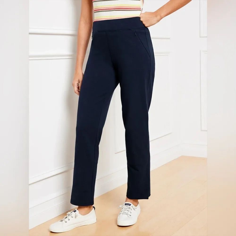 Talbots Women's Black Straight Leg Pants